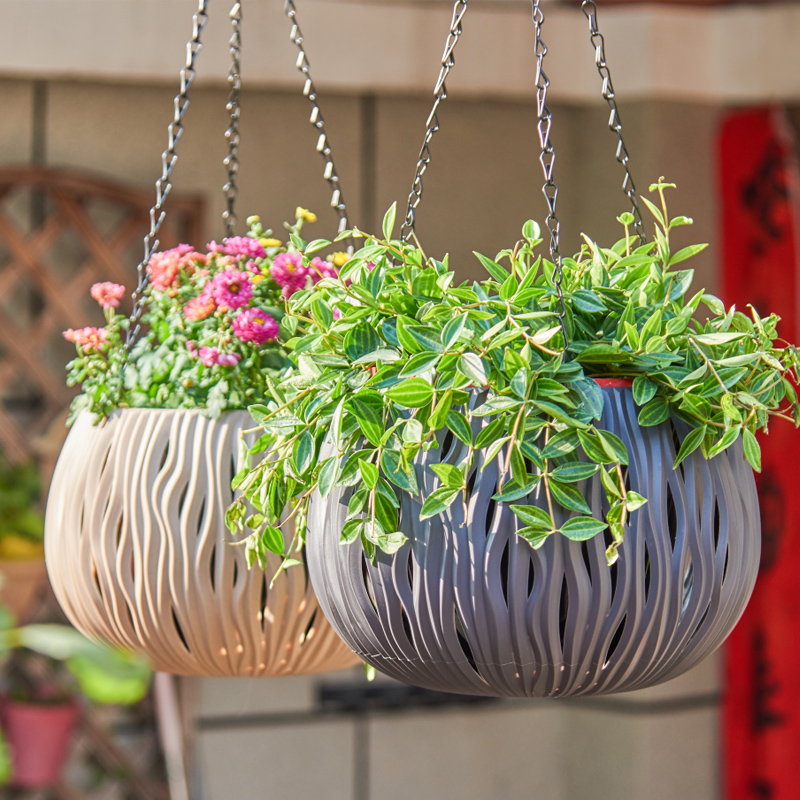 Spider Plant Hanging - Pot suspendu en plastique de forme