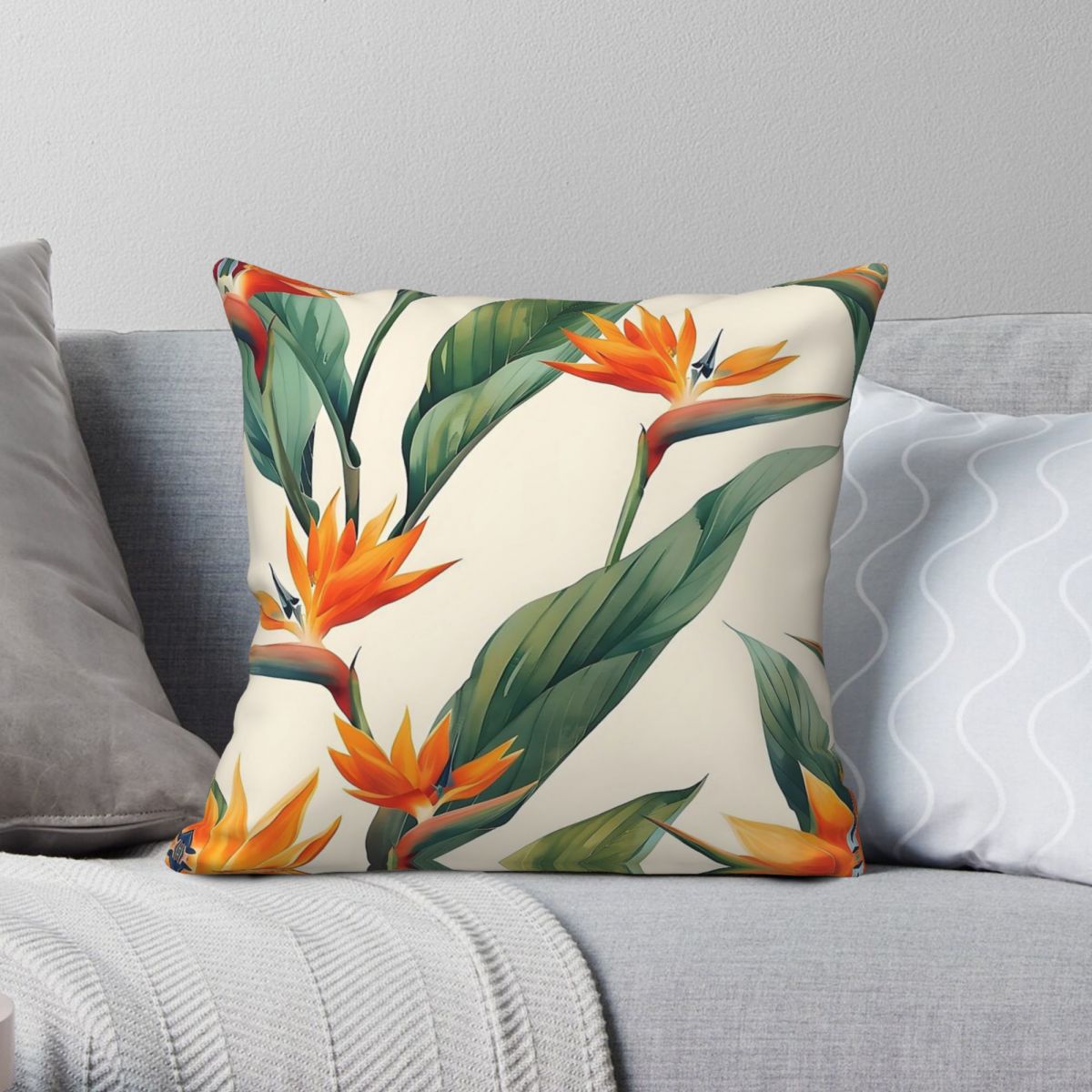 Bird Paradise Strelitzia - Taie d'oreiller carrée Bird Of Paradise