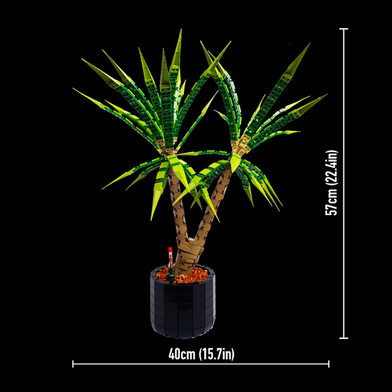 1961 pièces MOC Château Médiév - Dracaena Marginata avis et prix