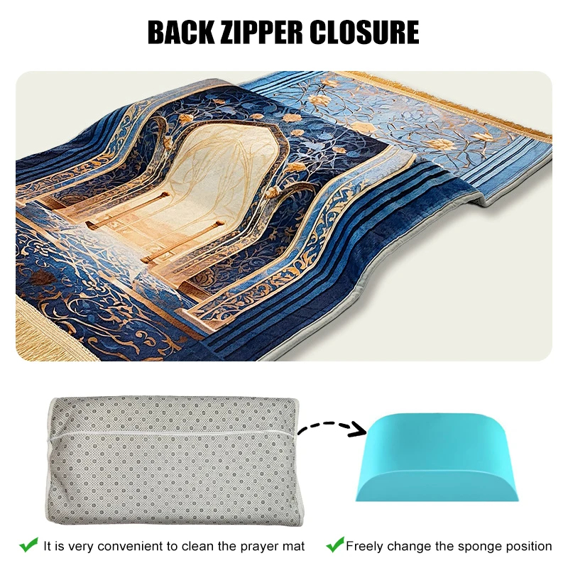 Tapis de prière musulman VIKAM - Maranta Prayer Plant avis et prix