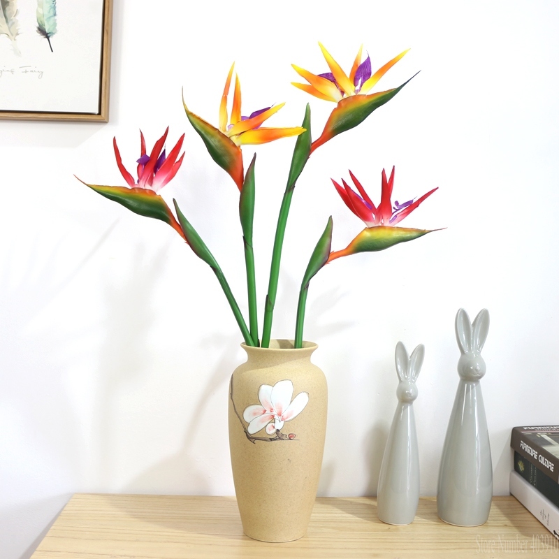 Arrangement floral artificiel  - Bird Paradise Strelitzia avis et prix