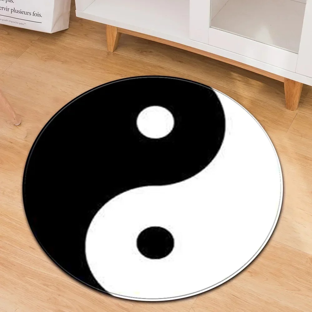 Yin Yang Taiji tapis rond fleu - Maranta Prayer Plant avis et prix